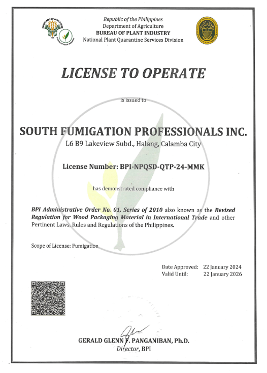 SFPI certificate document